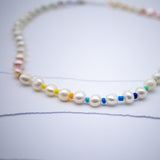 Pearl Colors Choker Necklace